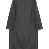Cappotto doppiopetto in lana in grigio Soeur - donna 