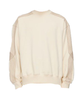 Felpa gym con applicazioni in beige Song for the mute - uomo 