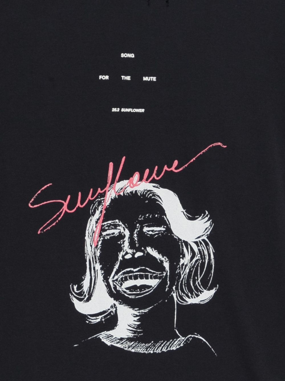 T-shirt con stampa Song for the mute - uomo 