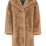 Cappotto in pelliccia sintetica camille in beige Stand Studio - donna 