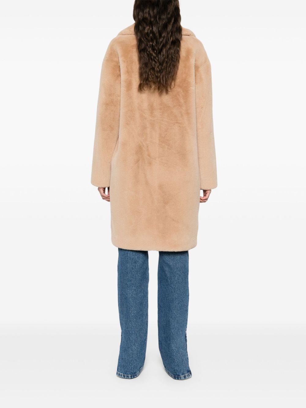 Cappotto in pelliccia sintetica camille in beige Stand Studio - donna 