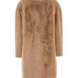Cappotto in pelliccia sintetica camille in beige Stand Studio - donna 