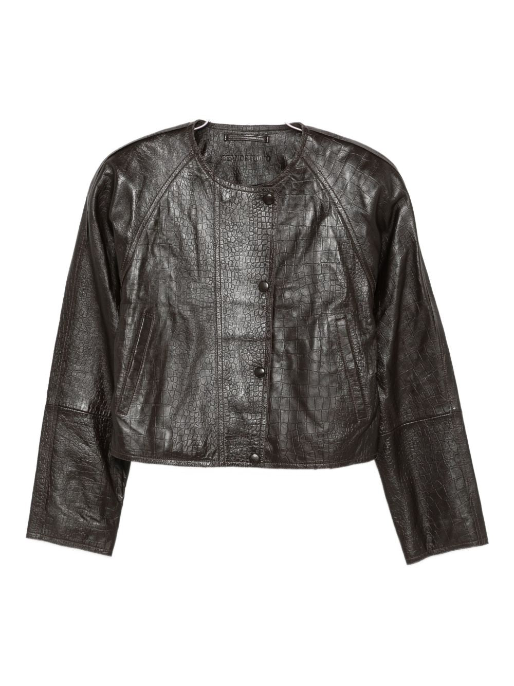 Giacca con stampa coccodrillo in marrone Stand Studio - donna 