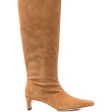 Stivali in camoscio al ginocchio in beige Staud - donna 