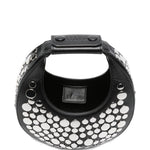 Borsa Goodnight Moon con borchie in nero Staud - donna 