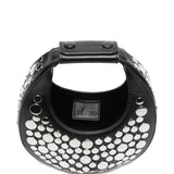 Borsa Goodnight Moon con borchie in nero Staud - donna 