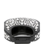 Borsa Goodnight Moon con borchie in nero Staud - donna 