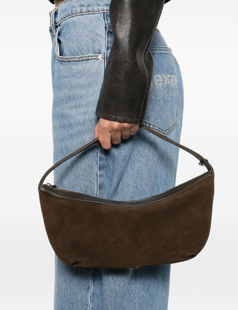 Borsa Demy con zip in marroneStaud - donna 
