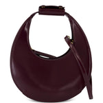 Borsa a mano moon mini in viola Staud - donna 