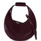 Borsa a mano moon mini in viola Staud - donna 