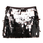 Minigonna Max con paillettes in nero Staud - donna 