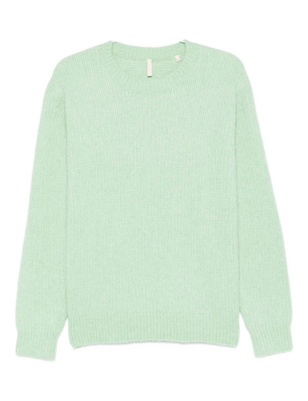 Maglione a girocollo yak in verde Sunflower - uomo 