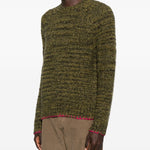 Maglione a girocollo frederik in verde Sunflower - uomo 