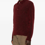 Polo a maniche lunghe in rosso Sunflower - uomo 