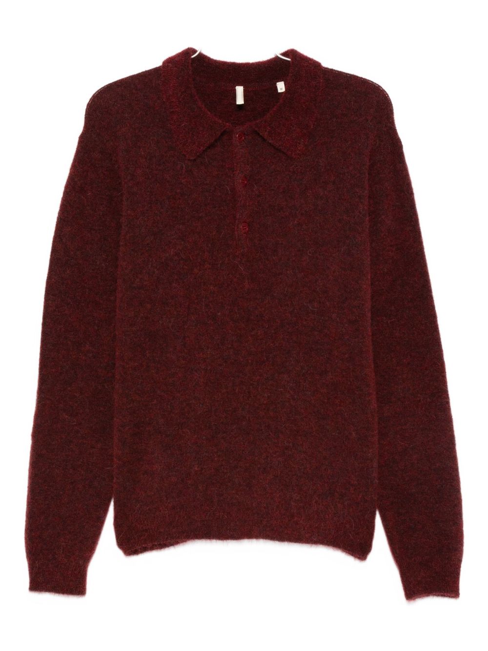Polo a maniche lunghe in rosso Sunflower - uomo 