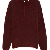 Polo a maniche lunghe in rosso Sunflower - uomo 