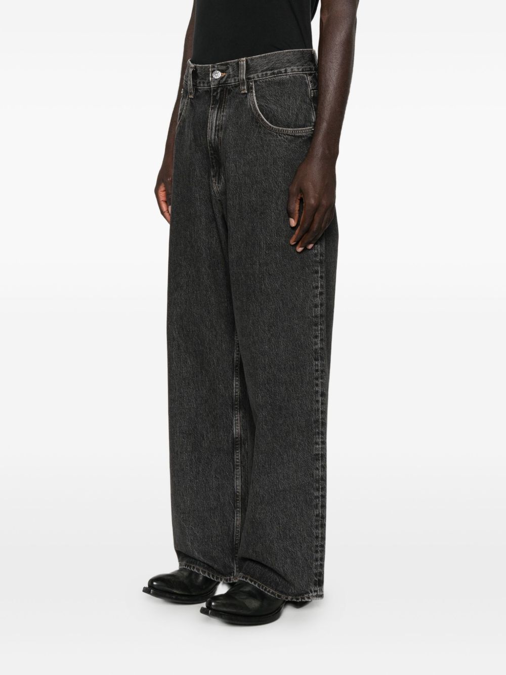 Jeans con design a cinque tasche in nero Sunflower - uomo 