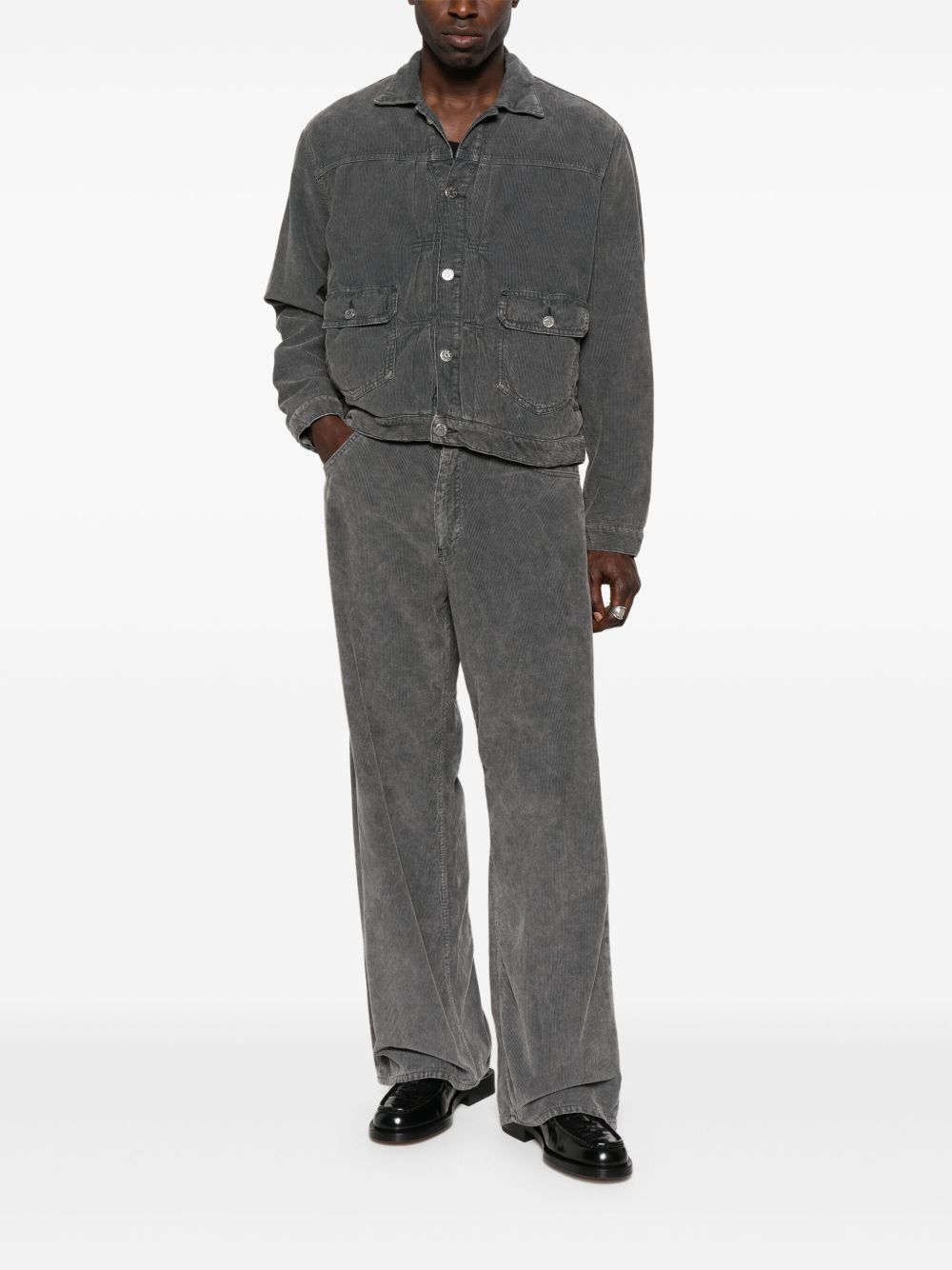 Giacca-camicia con tasche applicate in grigio Sunflower - uomo 