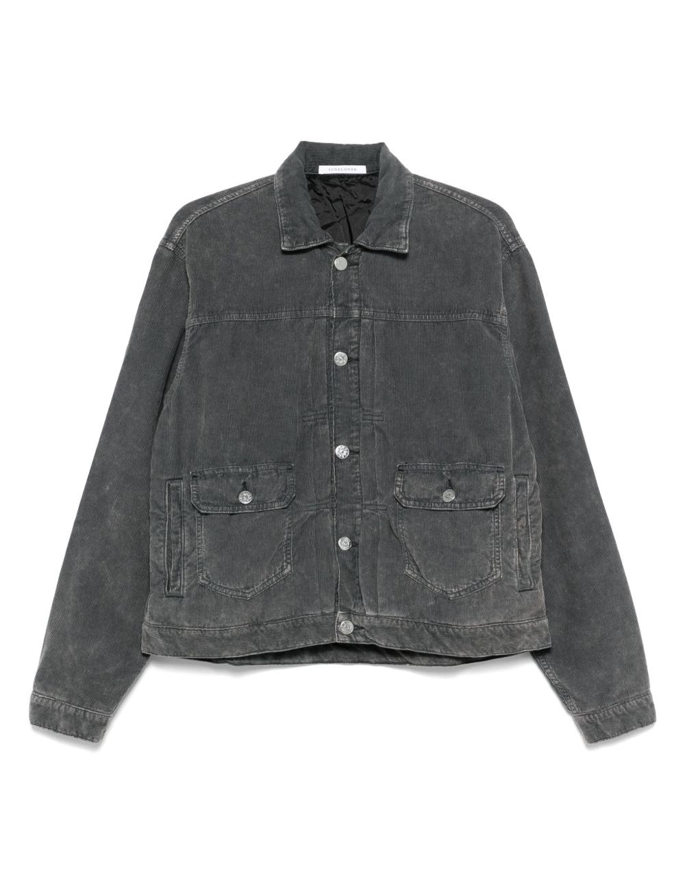 Giacca-camicia con tasche applicate in grigio Sunflower - uomo 