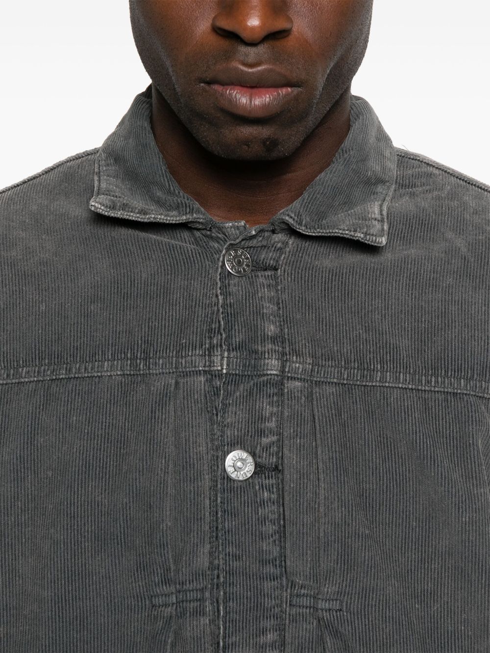 Giacca-camicia con tasche applicate in grigio Sunflower - uomo 