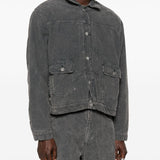 Giacca-camicia con tasche applicate in grigio Sunflower - uomo 
