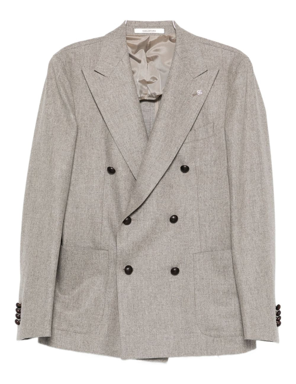 Blazer doppiopetto in grigio Tagliatore - uomo 