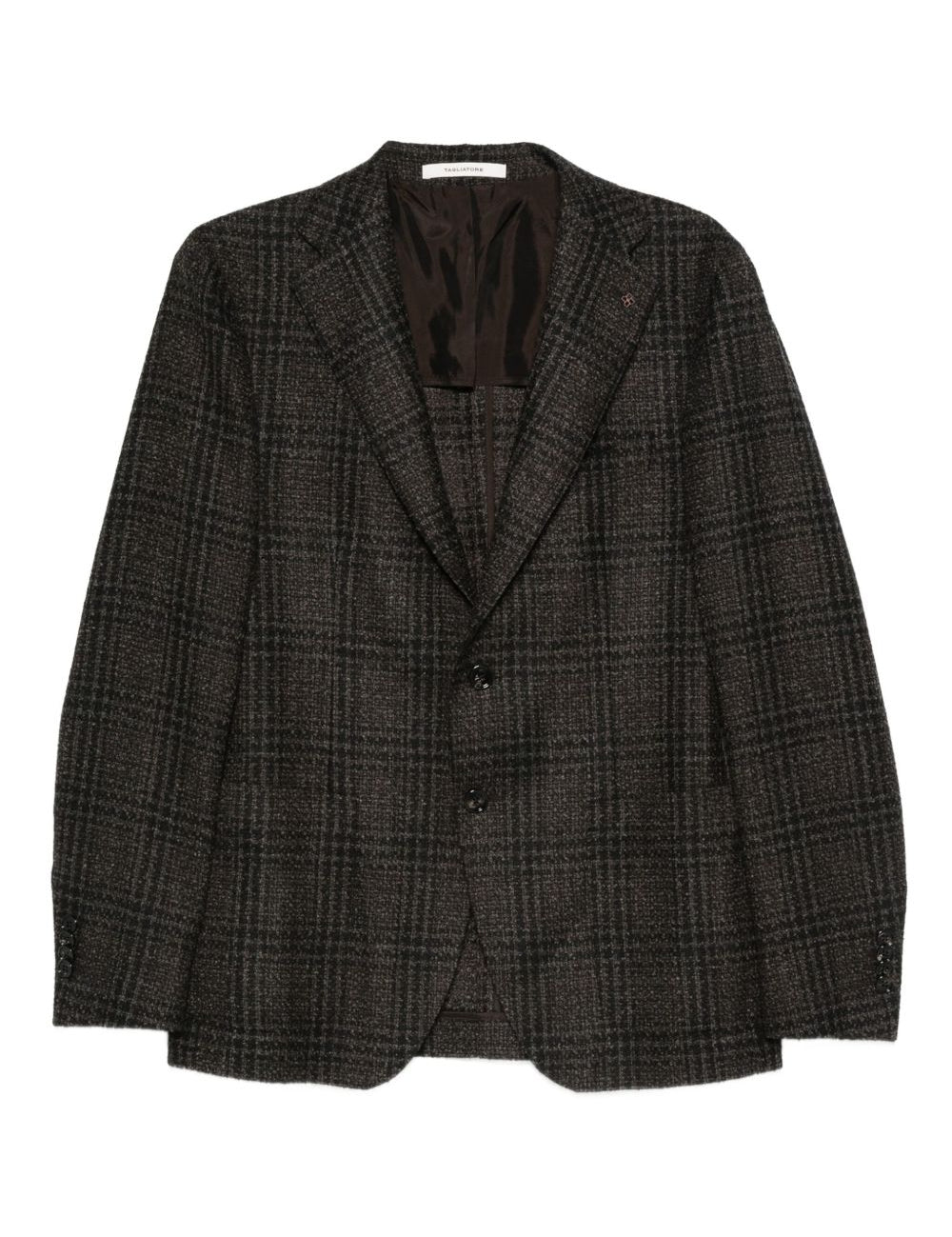 Blazer a quadri in marrone Tagliatore - uomo 
