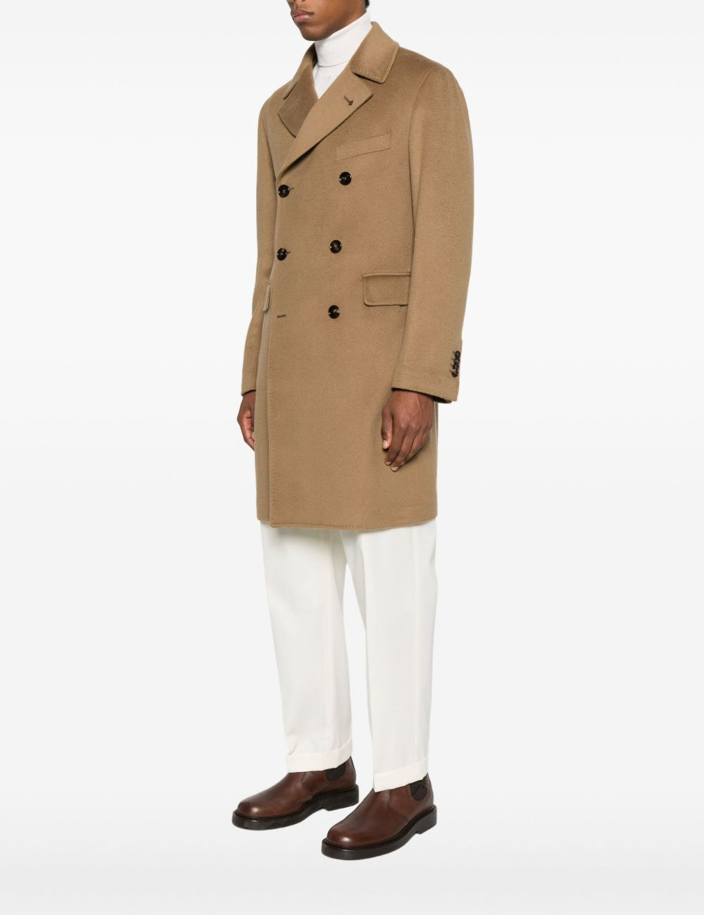 Cappotto doppiopetto in marrone Tagliatore - uomo 