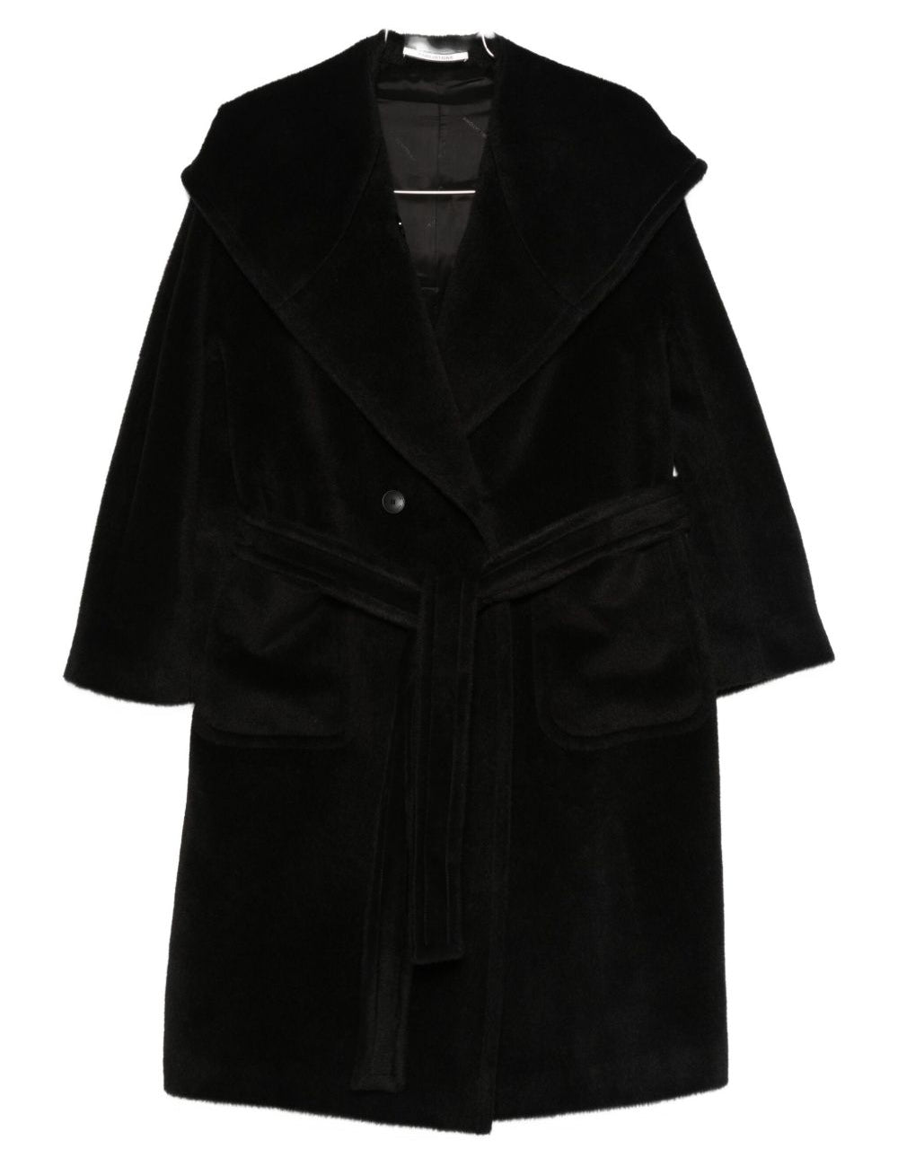 Cappotto con cappuccio in nero Tagliatore - donna 