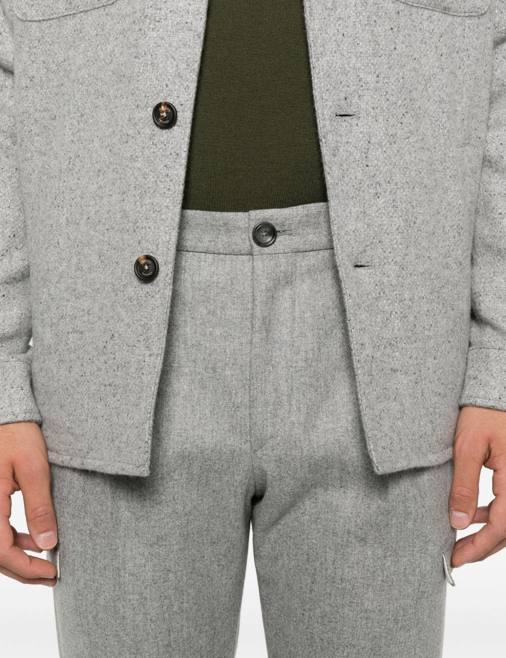 Pantaloni con tasche laterali in grigio  Tagliatore - uomo 
