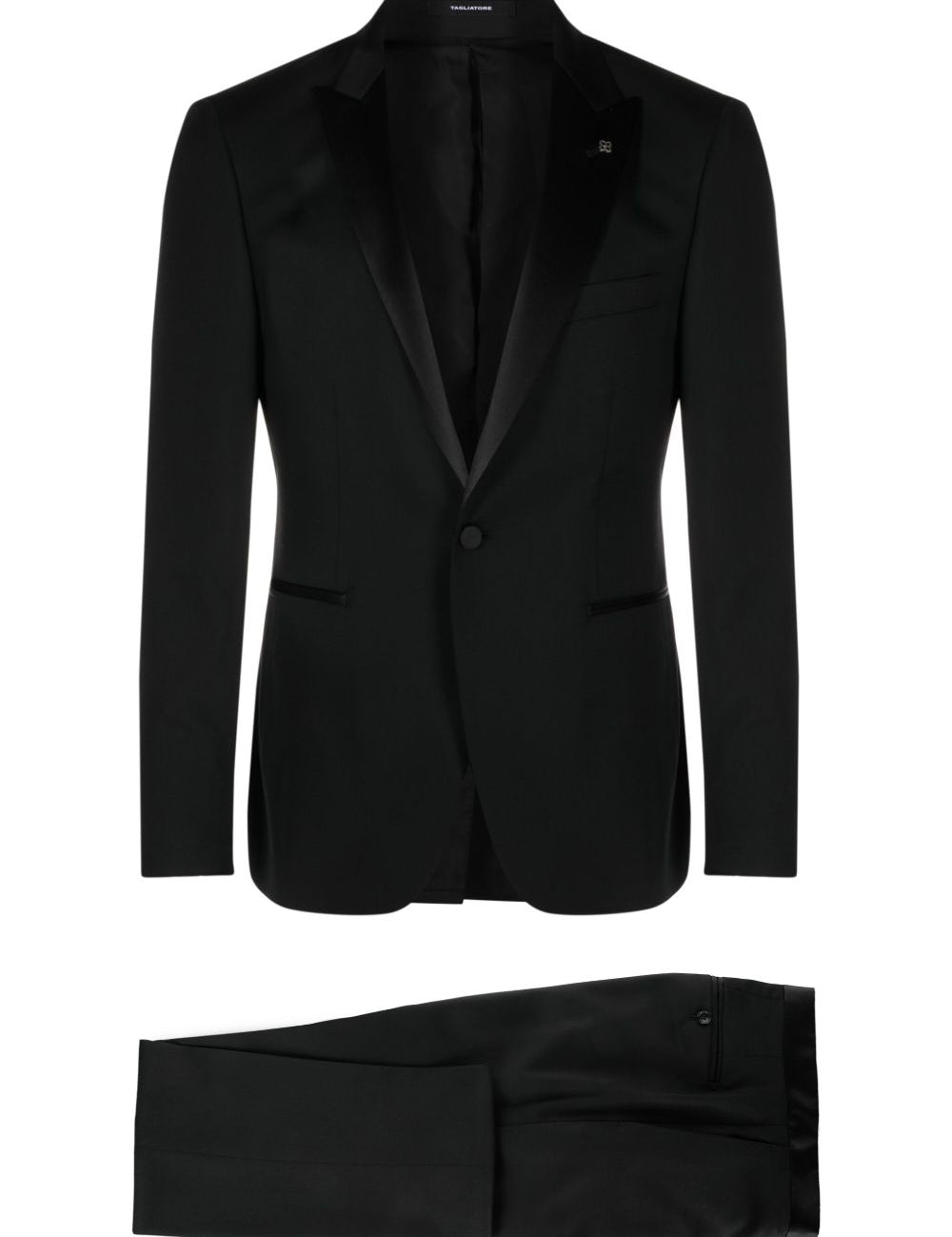 Completo due pezzi  in nero Tagliatore - uomo 