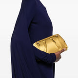 Borsa clutch Afrodite dorata Themoirè - donna 