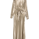Abito midi Zizi in oro The andamane - donna 