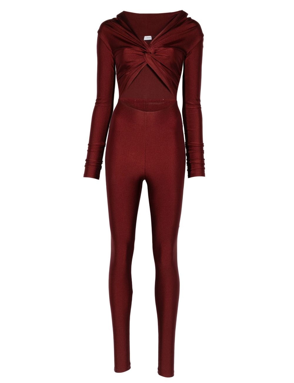 Tuta intera con dettaglio cut-out in borgogna The andamane - donna 