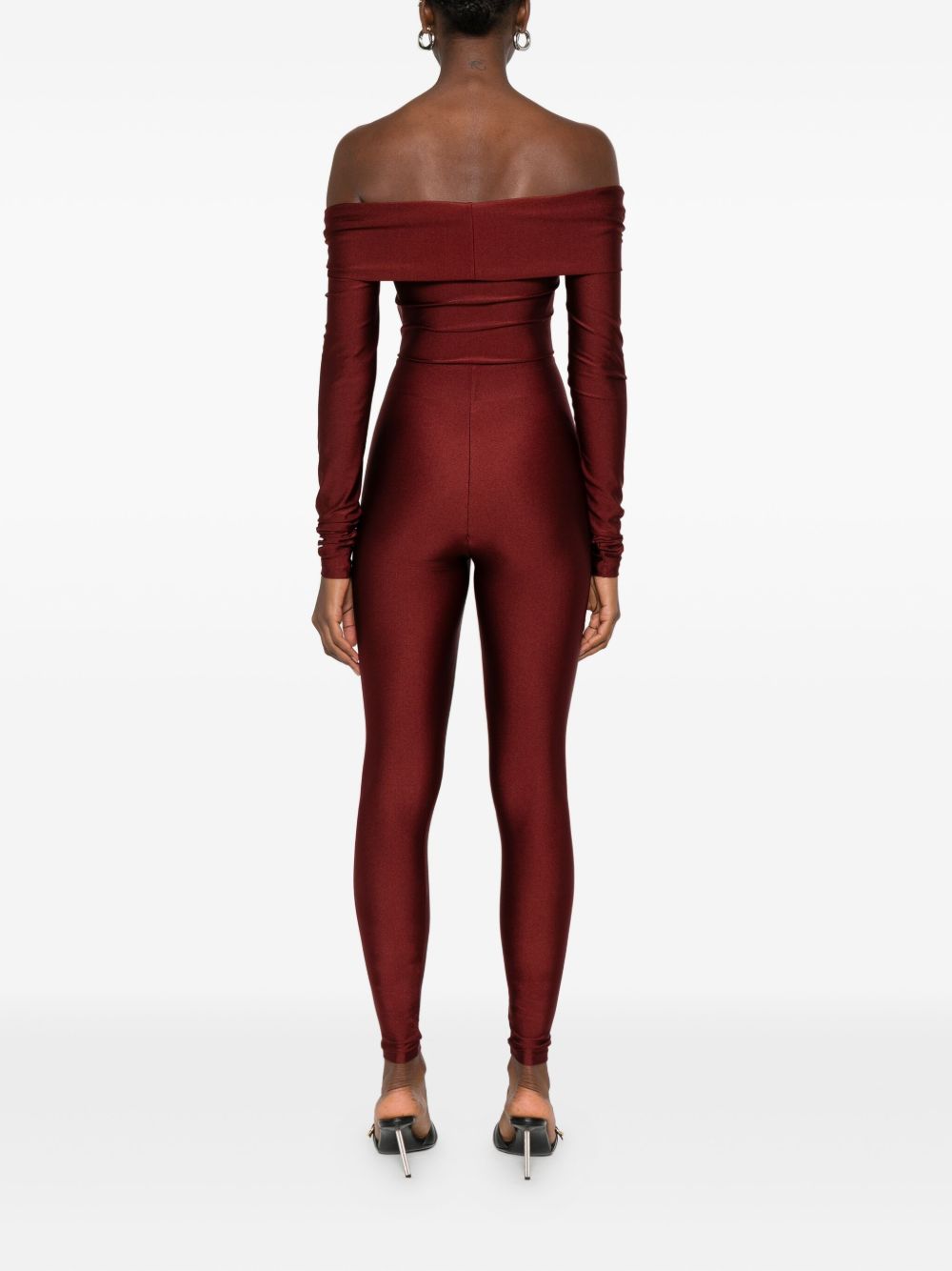 Tuta intera con dettaglio cut-out in borgogna The andamane - donna 