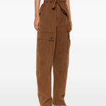 Cargo con cintura in marrone The andamane - donna 