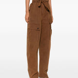 Cargo con cintura in marrone The andamane - donna 