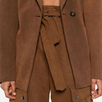 Cargo con cintura in marrone The andamane - donna 