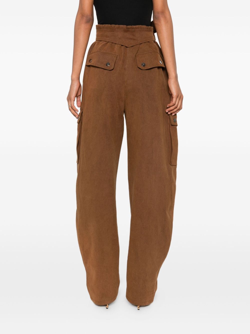 Cargo con cintura in marrone The andamane - donna 