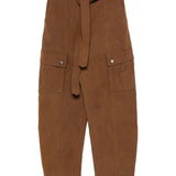 Cargo con cintura in marrone The andamane - donna 