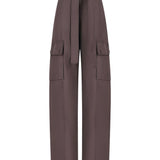 Pantaloni cargo in cotone xandra in marrone The andamane - donna 