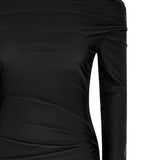 Tuta intera Wallis con spalle scoperte in nero The andamane - donna 