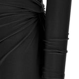 Tuta intera Wallis con spalle scoperte in nero The andamane - donna 