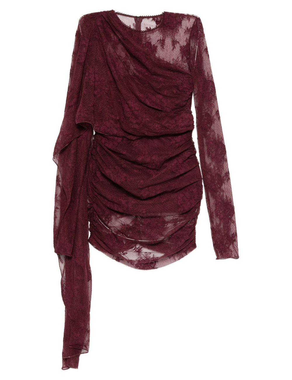 Abito drappeggiato in pizzo The andamane - donna 