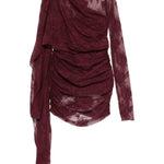 Abito drappeggiato in pizzo The andamane - donna 