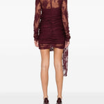Abito drappeggiato in pizzo The andamane - donna 