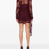 Abito drappeggiato in pizzo The andamane - donna 