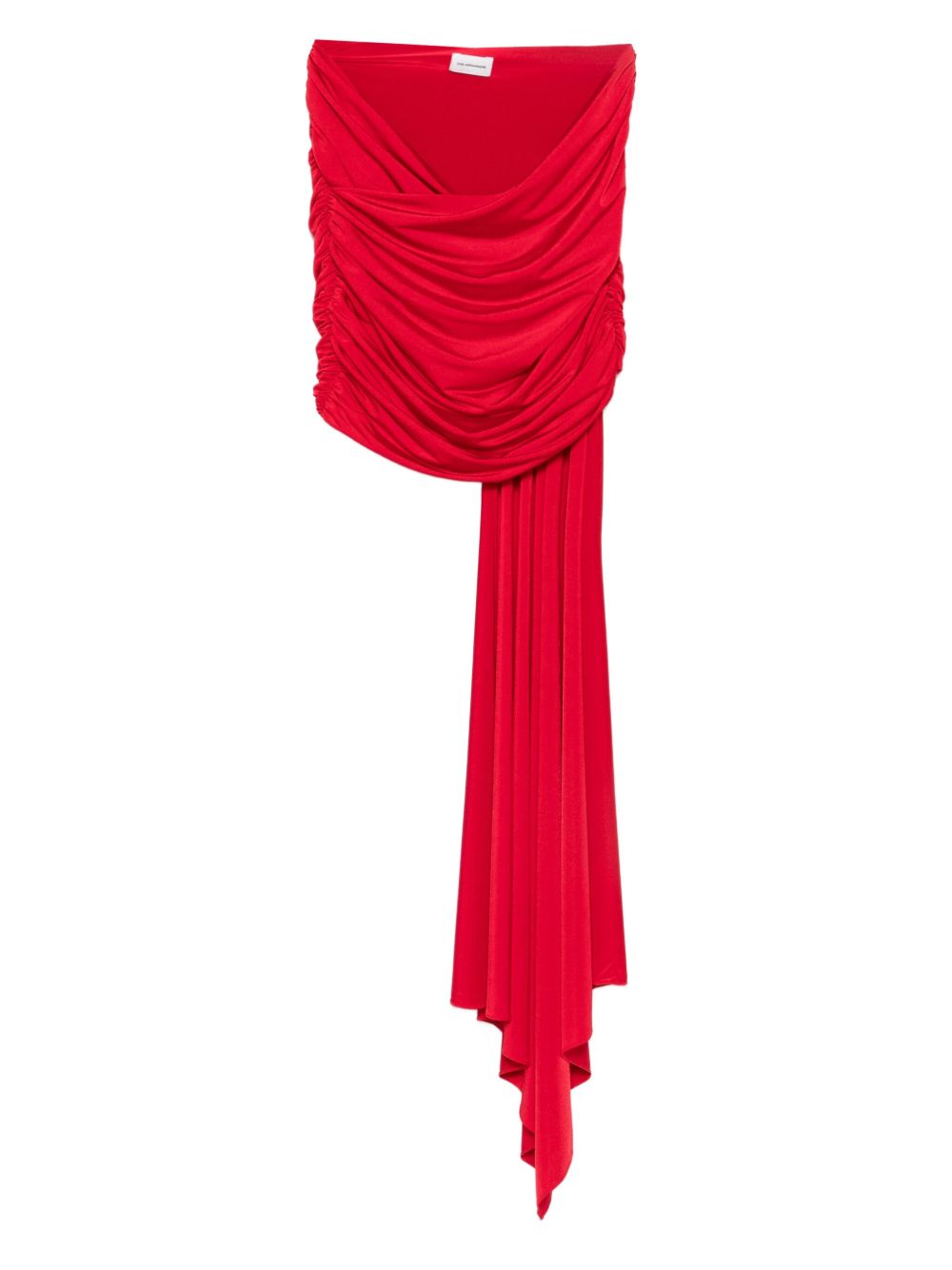 Gonna drappeggiata in rosso The andamane - donna 