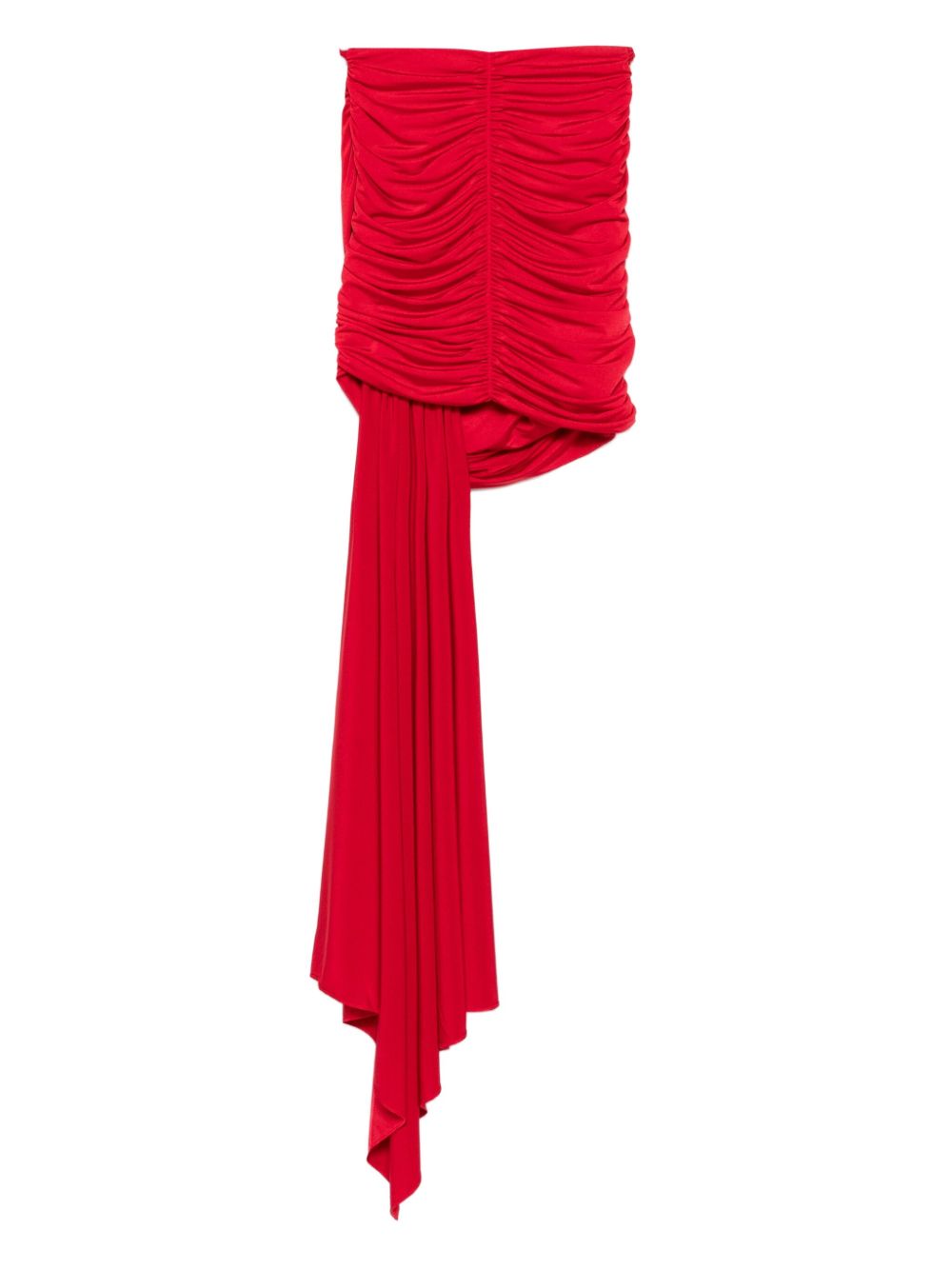 Gonna drappeggiata in rosso The andamane - donna 