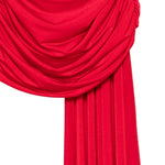 Gonna drappeggiata in rosso The andamane - donna 